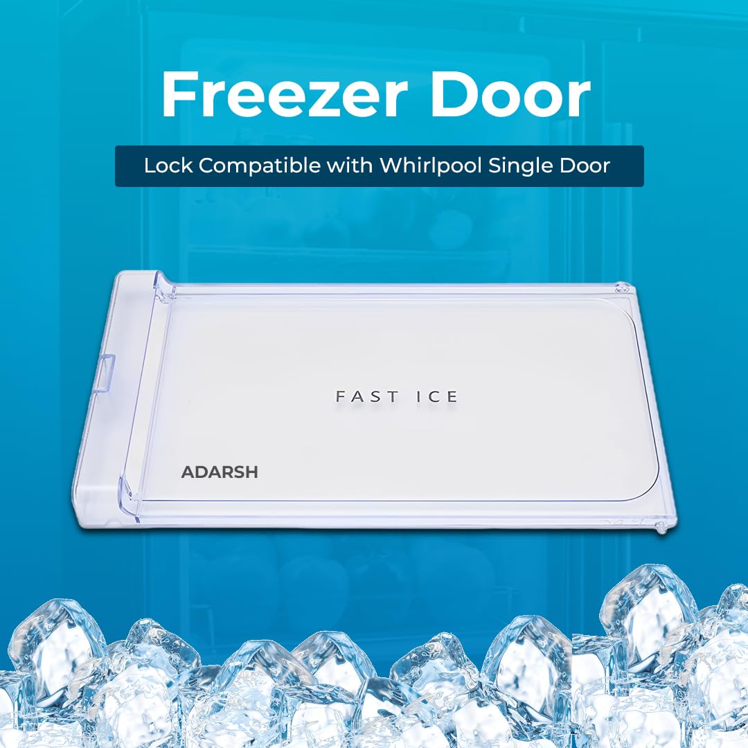 AHC Freezer Door with Lock for Whirlpool Single Door Fridge